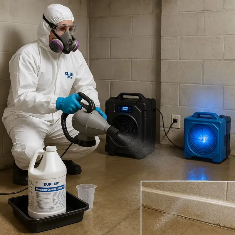 Sanitization and Odor Removal process in Palmer, MA